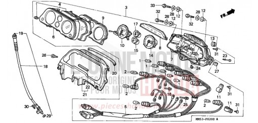 MESSGERAET (CBR1000FH/FJ/FM) CBR1000FH de 1987